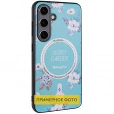 TPU+PC чохол Secret Garden with MagFit для Samsung Galaxy S23 FE Mint