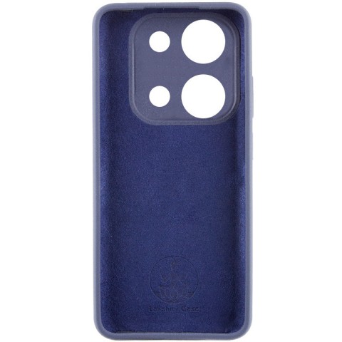 Чохол Silicone Cover Lakshmi Full Camera (AAA) для Xiaomi Redmi Note 13 4G Темно-синій / Midnight blue