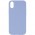 Чохол Silicone Case Full Protective (AA) NO LOGO для Apple iPhone X / XS (5.8") Блакитний / Lilac Blue