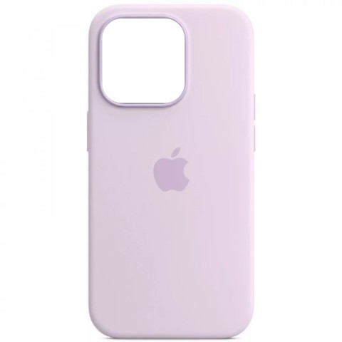 Чохол Silicone case (AAA) with Magsafe and Animation для Apple iPhone 14 Pro Max (6.7") Бузковий / Lilac