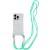 Чохол TPU CrossBody with straps для Apple iPhone 15 Pro (6.1") Transparent Чохол TPU CrossBody with straps для Apple iPhone 15 Pro (6.1") Transparent