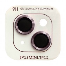 Захисне скло Metal Classic на камеру (в упак.) для Apple iPhone 13 mini / 13 Рожевий / Pink
