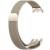 Ремінець Milanese Loop Design для Xiaomi Mi Band 8 Vintage gold