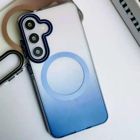 Чохол TPU+PC Phantom with MagSafe для Samsung Galaxy S26 Blue