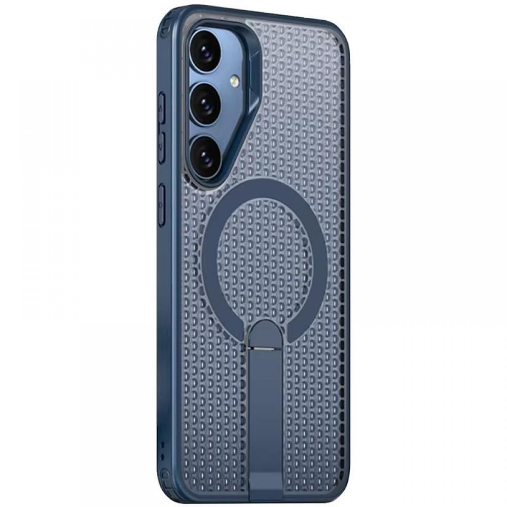Чохол TPU Breeze with MagSafe stand для Samsung Galaxy S25+ / S24+ Blue