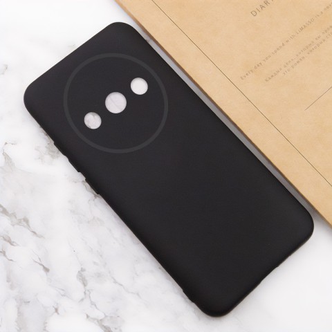Чохол Silicone Cover Lakshmi Full Camera (AA) для Xiaomi Redmi A3 Чорний / Black