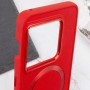 TPU чохол Bonbon Metal Style with MagSafe для OnePlus 10 Pro Червоний / Red