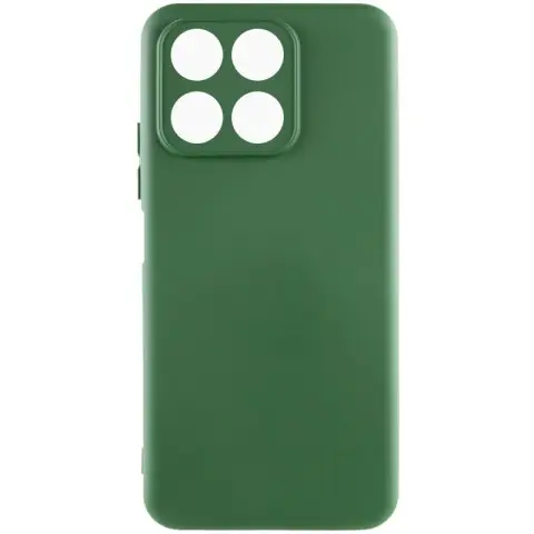 Чохол Silicone Cover Lakshmi Full Camera (A) для Huawei Honor X8a Зелений / Dark green