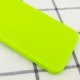 Silicone Case Square Full Camera Protective (AA) NOLOGO для Apple iPhone 11 Pro (5.8") Салатовий / Neon green