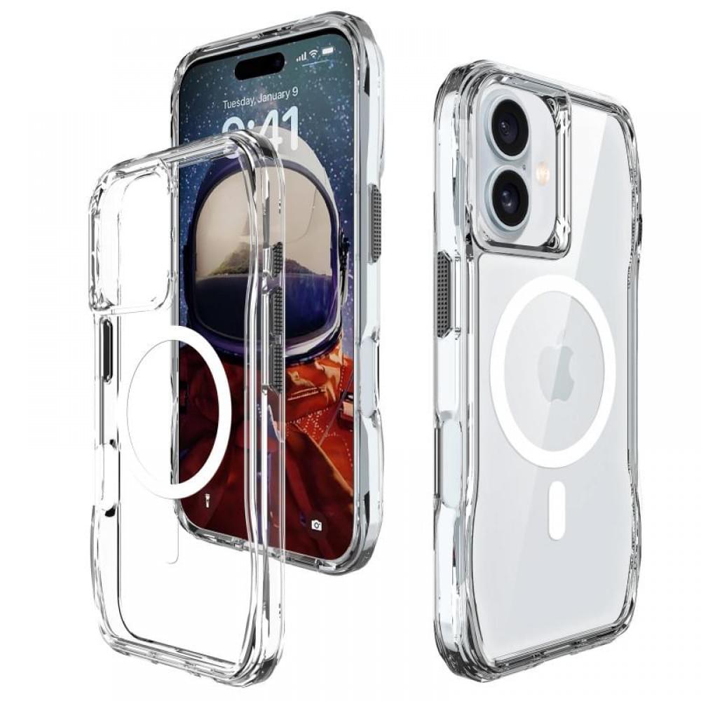 Чохол TPU Space Octagon with MagSafe для Apple iPhone 16 (6.1") Clear