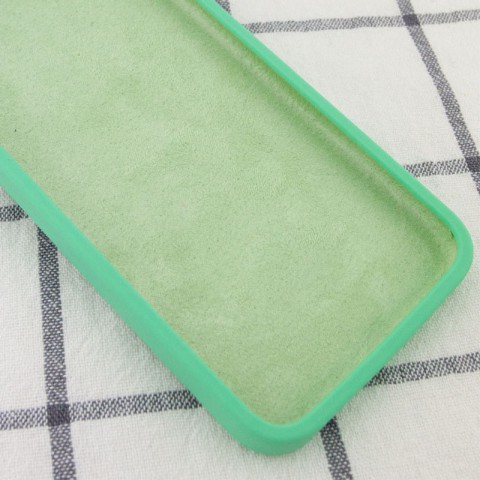 Чохол Silicone Case Square Full Camera Protective (AA) NOLOGO для Apple iPhone 6/6s (4.7") Зелений / Spearmint