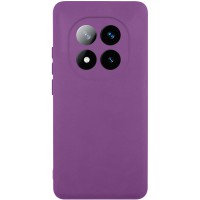 Чохол Silicone Cover Lakshmi Full Camera (AAA) для Xiaomi Redmi Note 14 Pro 4G Сливовий / Purple