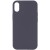 Чохол Silicone Case Full Protective (AA) NO LOGO для Apple iPhone XS Max (6.5") Сірий / Dark Gray