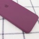 Чохол Silicone Case Square Full Camera Protective (AA) для Apple iPhone 7/8/SE (2020) (4.7") Бордовий / Maroon