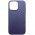 Шкіряний чохол Leather Case (AAA) with MagSafe and Animation для Apple iPhone 14 Pro Max (6.7") Deep Violet