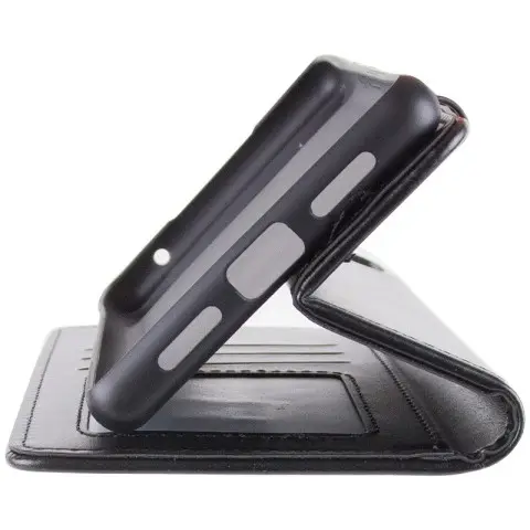 Шкіряний чохол-книжка GETMAN Gallant (PU) для ZTE Nubia V60 Чорний