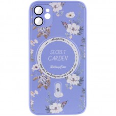 TPU+PC чохол Secret Garden with MagSafe для Apple iPhone 11 (6.1") Lilac