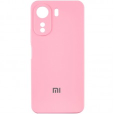Чохол Silicone Cover Lakshmi Full Camera (AAA) with Logo для Xiaomi Redmi 13C / Poco C65 Рожевий / Light pink