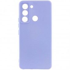 Чохол Silicone Cover Lakshmi Full Camera (AAA) для TECNO Spark 8C Бузковий / Dasheen