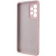 Чохол Silicone Cover Lakshmi Full Camera (AAA) with Logo для Samsung Galaxy A53 5G Рожевий / Pink Sand