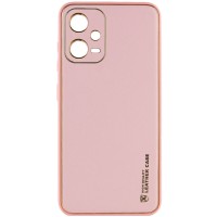 Шкіряний чохол Xshield для Xiaomi Poco X5 5G / Redmi Note 12 5G Рожевий / Pink