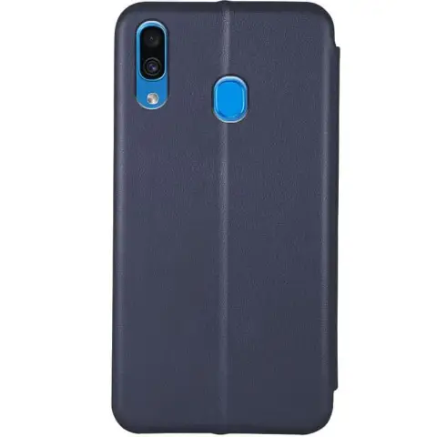 Шкіряний чохол-книжка Classy для Samsung Galaxy A20 / A30 Темно-синій