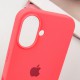 Чохол Silicone Case Full Protective (AA) для Apple iPhone 16 (6.1") Кавуновий / Watermelon red