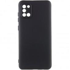 Чохол TPU GETMAN Liquid Silk Full Camera для Samsung Galaxy A31 Чорний / Black