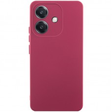 Чохол Silicone Cover Lakshmi Full Camera (AA) для Oppo A3 4G / A3x 4G/ A40m Бордовий / Marsala