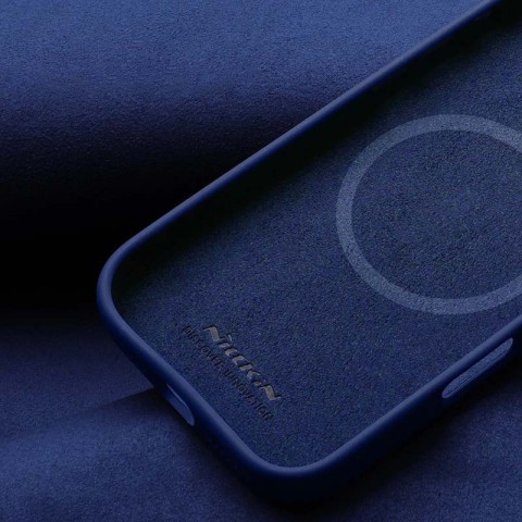 Чохол Silicone Nillkin LensWing Prop Magnetic для Apple iPhone 16 Pro (6.3") Синій / Blue