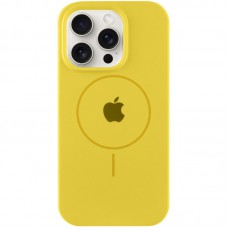 Чохол Silicone Case Full Protective (AA) with MagSafe для Apple iPhone 11 Pro Max (6.5") Жовтий / Yellow
