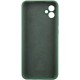 Чохол Silicone Cover Ummi Lakshmi Full Camera (AA) для Samsung Galaxy A05 Зелений / Dark green