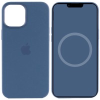 Чохол Silicone case (AAA) with Magsafe and Animation для Apple iPhone 15 Pro Max (6.7") Синій / Winter blue