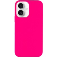 Чохол Silicone Case Full Protective (AA) NO LOGO для Apple iPhone 16 (6.1") Рожевий / Barbie pink