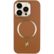 Шкіряний чохол SnapCase with MagSafe для Apple iPhone 16 Pro (6.3") Brown