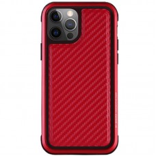 Чохол PC+TPU+Metal K-DOO MARS Series для Apple iPhone 13 Pro (6.1") Carbon Red