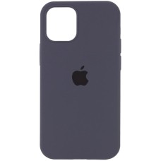Чохол Silicone Case Full Protective (AA) для Apple iPhone 14 (6.1") Сірий / Dark Gray