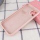 Чохол Silicone Case Full Camera Protective (AA) для Apple iPhone 12 Pro Max (6.7") Рожевий / Chalk Pink