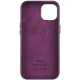 Шкіряний чохол Leather Case (AA Plus) with MagSafe для Apple iPhone 14 (6.1") Dark Cherry