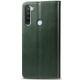 Шкіряний чохол-книжка GETMAN Gallant (PU) для Xiaomi Redmi Note 8T Зелений