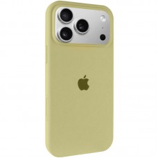 Чохол Silicone Case Full Protective (AA) для Apple iPhone 17 Pro Max (6.9") Жовтий / Mellow Yellow
