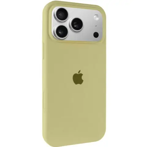 Чохол Silicone Case Full Protective (AA) для Apple iPhone 17 Pro Max (6.9") Жовтий / Mellow Yellow