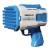 Пістолет для мыльных пузырей Bubble Gun 698-20 з насадками на 32/45 отверстий 50ml Blue