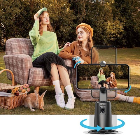 Стабілізатор з трекером руху WIWU Wi-SE010 360° Camera Gimbal Stablilizer Black