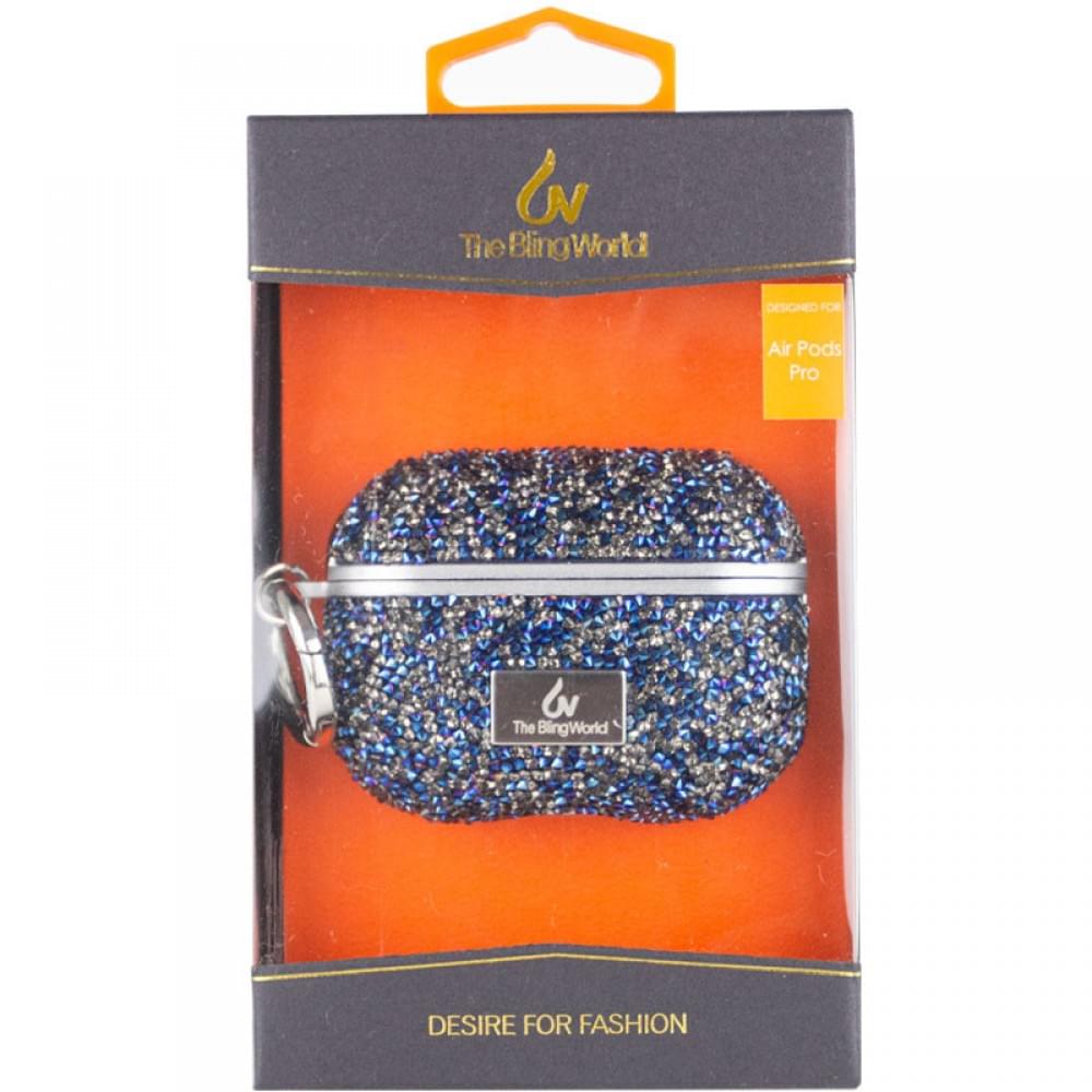 TPU чохол Bling World Rock Diamond для навушників AirPods 3 Синій