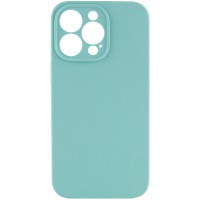 Чохол Silicone Case Full Camera Protective (AA) NO LOGO для Apple iPhone 13 Pro Max (6.7") Бірюзовий / Marine Green