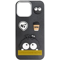 Чохол TPU Leather Toys для Apple iPhone 17 Air (6.5") Monster / Black