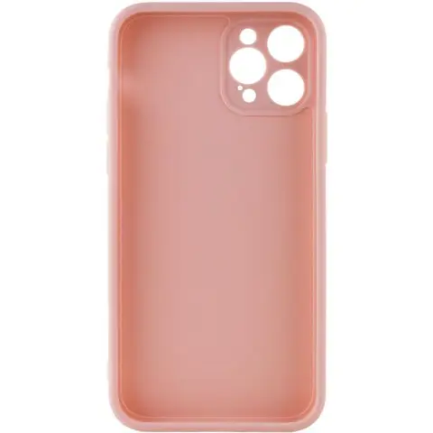 Силіконовий чохол Candy Full Camera для Apple iPhone 12 Pro Max (6.7") Рожевий / Pink Sand