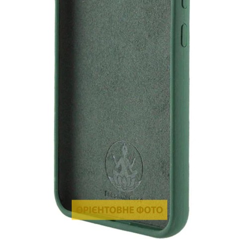 Чохол Silicone Cover Lakshmi Full Camera (AAA) для Motorola Moto G75 5G Зелений / Cyprus Green