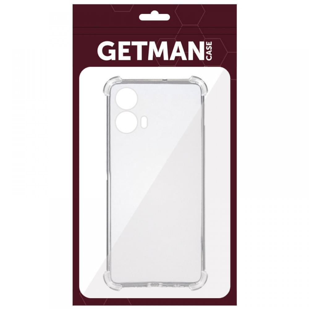 TPU чехол GETMAN Ease logo усиленные углы Full Camera для Motorola Moto G85 / Edge 50 Fusion